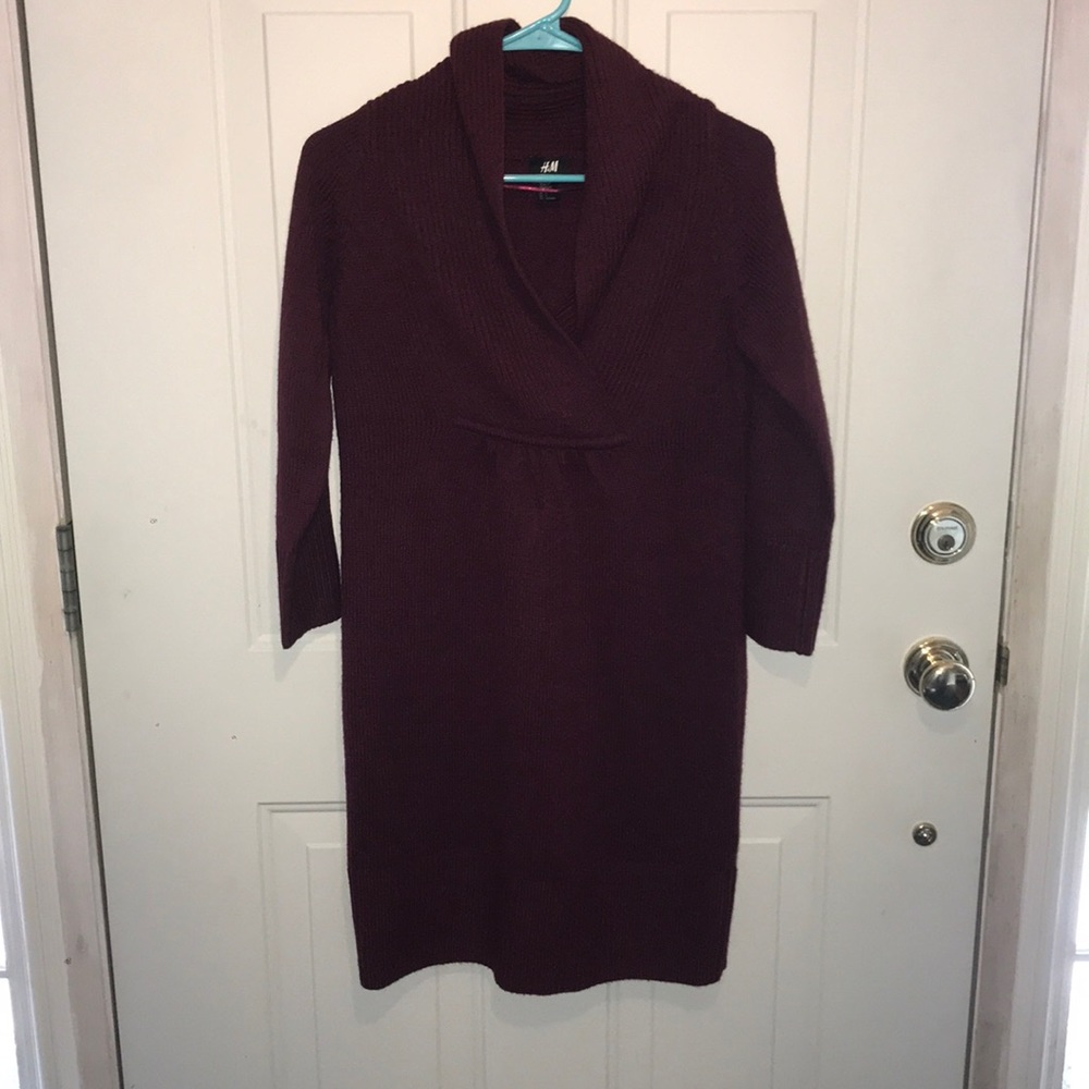 Long sleeve sweater dress